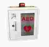 AED cabinet Basic White with Alarm light